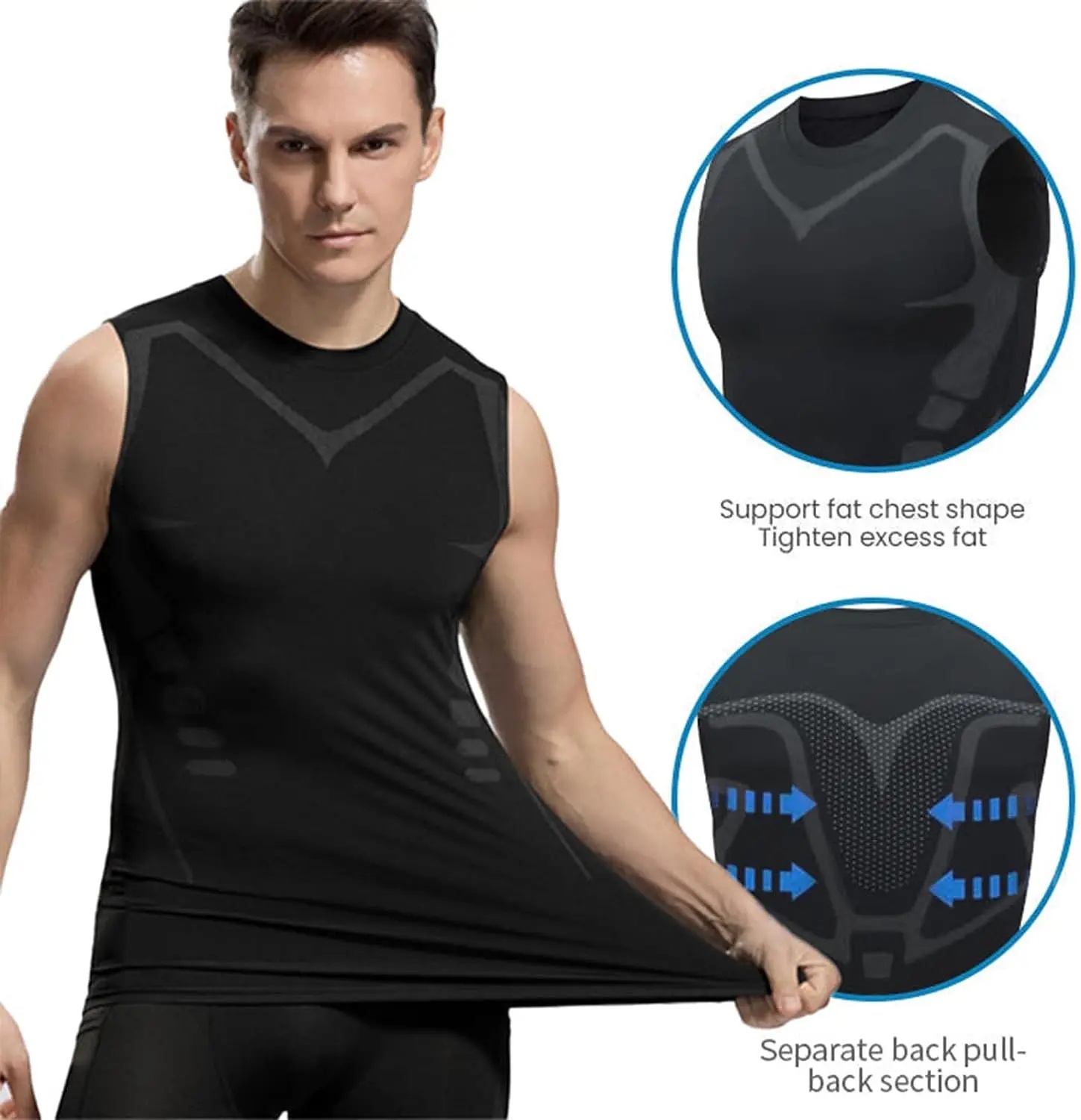Новая мужская компрессионная м – обзор и цена Tank Top Muscle